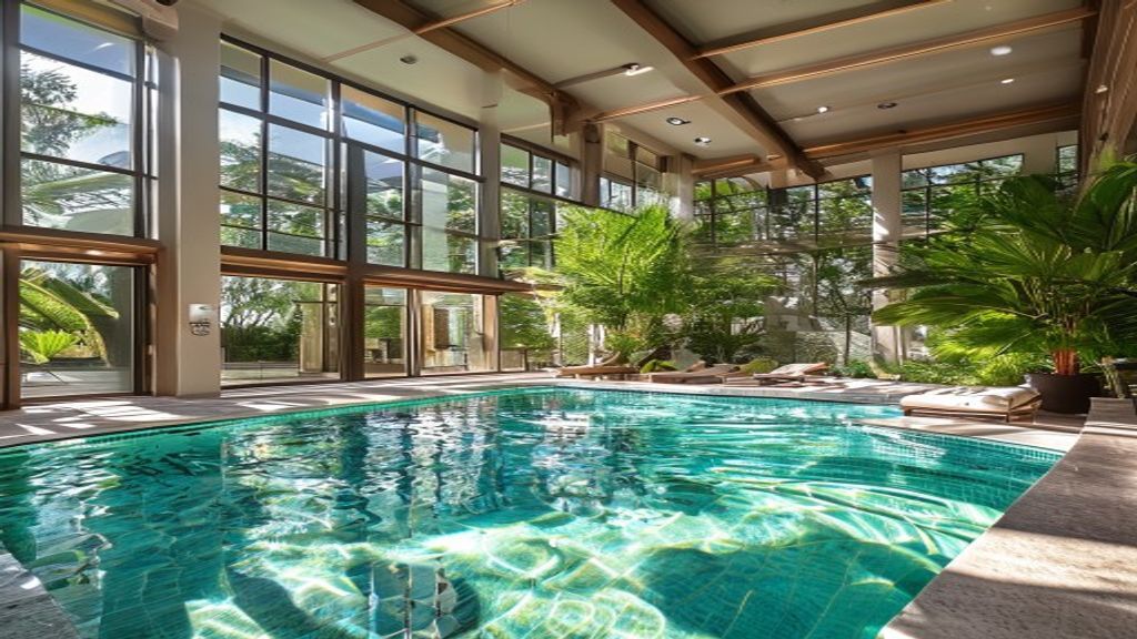 Exclusive mansions for sale with indoor pools