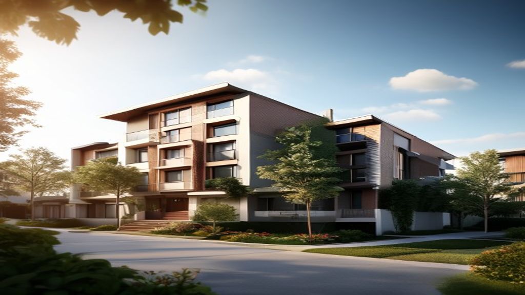Modern student housing complex highlighting premium amenities for international investors.