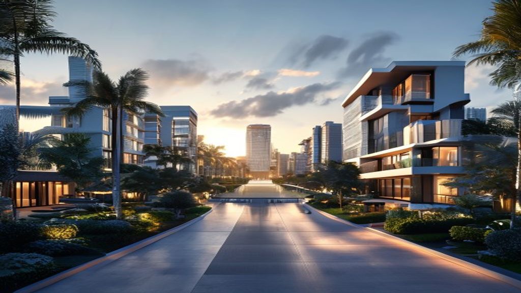 Elegant high‑rise tower under construction showcasing off‑plan luxury real estate investment opportunity.