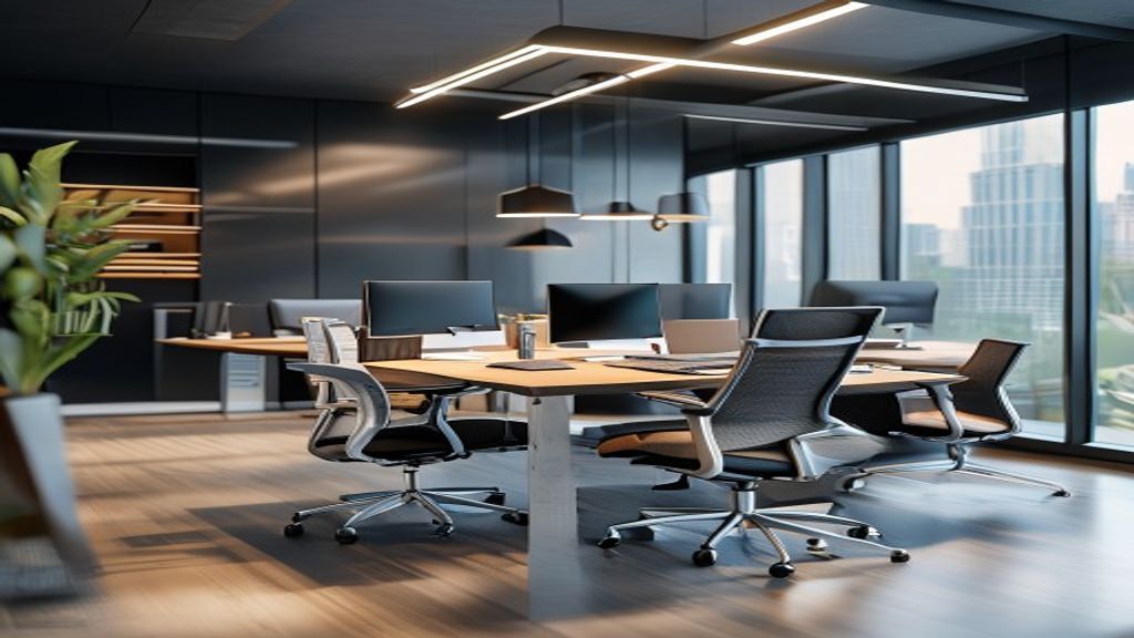 Ergonomic office solutions for corporate headquarters that boost comfort, productivity, and employee well‑being.