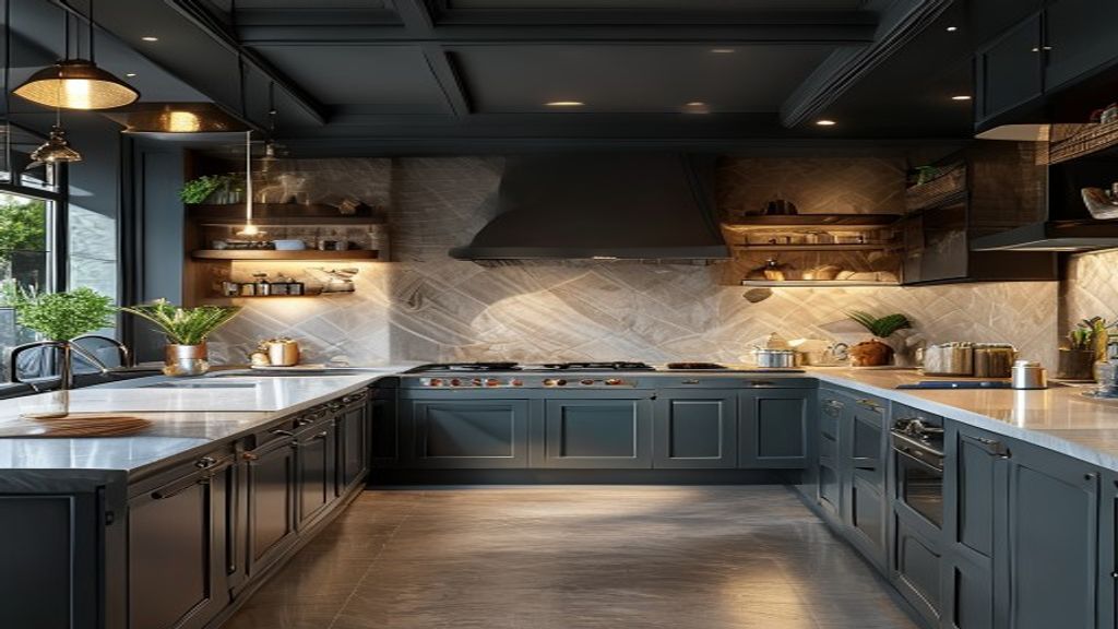 Modern luxury kitchen remodel featuring sleek German-engineered appliances and smart design.